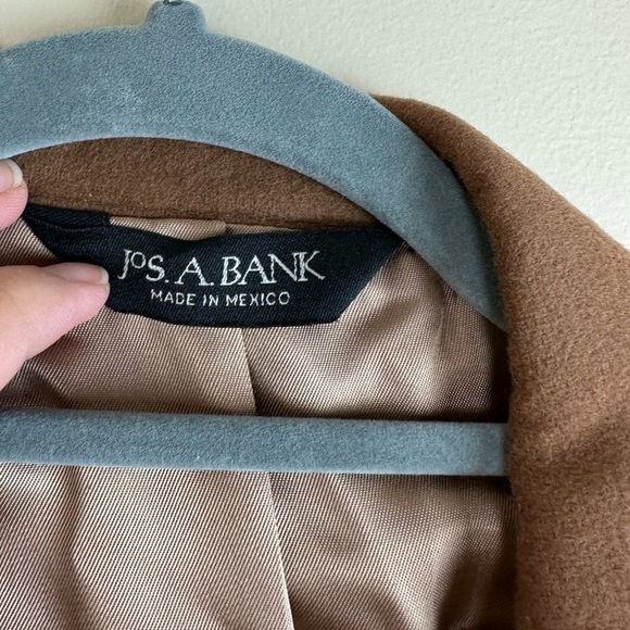 Jos A Bank 100% Cashmere Brown Suit Jacket career Blazer - Picture 6 of 9